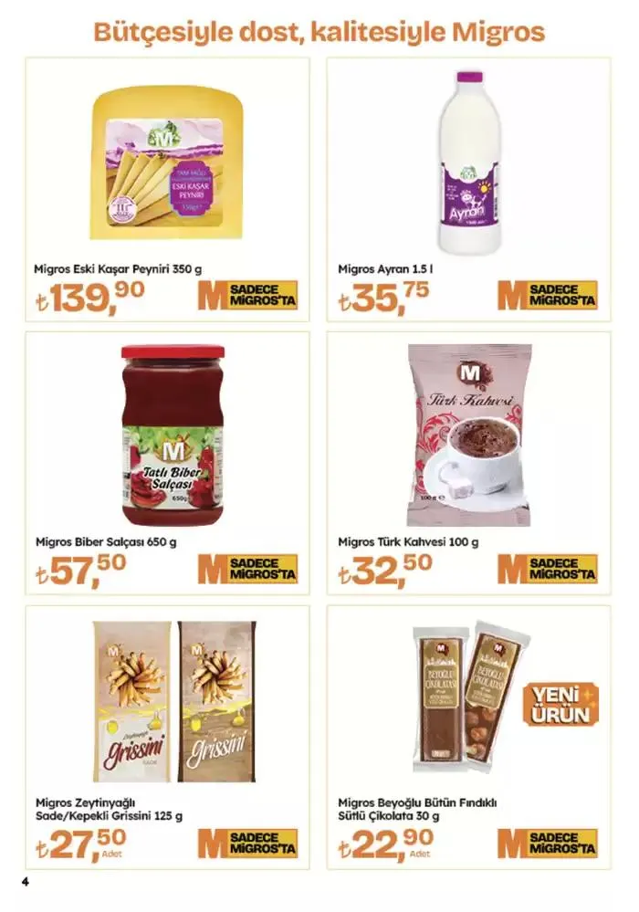 Katalog Migros katalog 25 Ekim - 8 Kasım 2024 - aktüel Sayfa 4