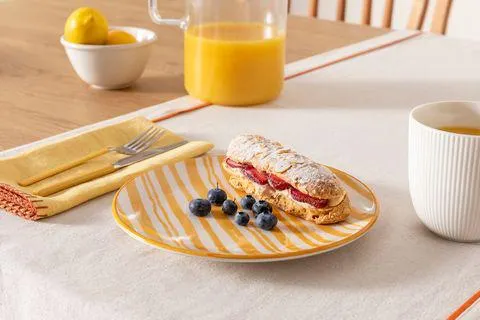 AMARİLLO LİNES PASTA TABAĞI, 21 CM (PA2-108)