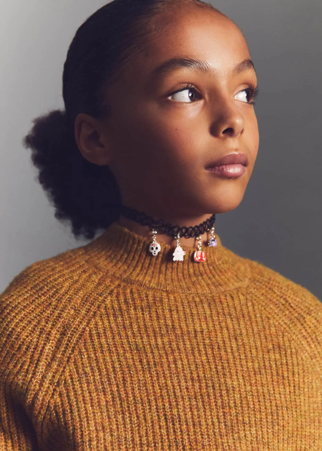 Cadılar Bayramı choker kolye