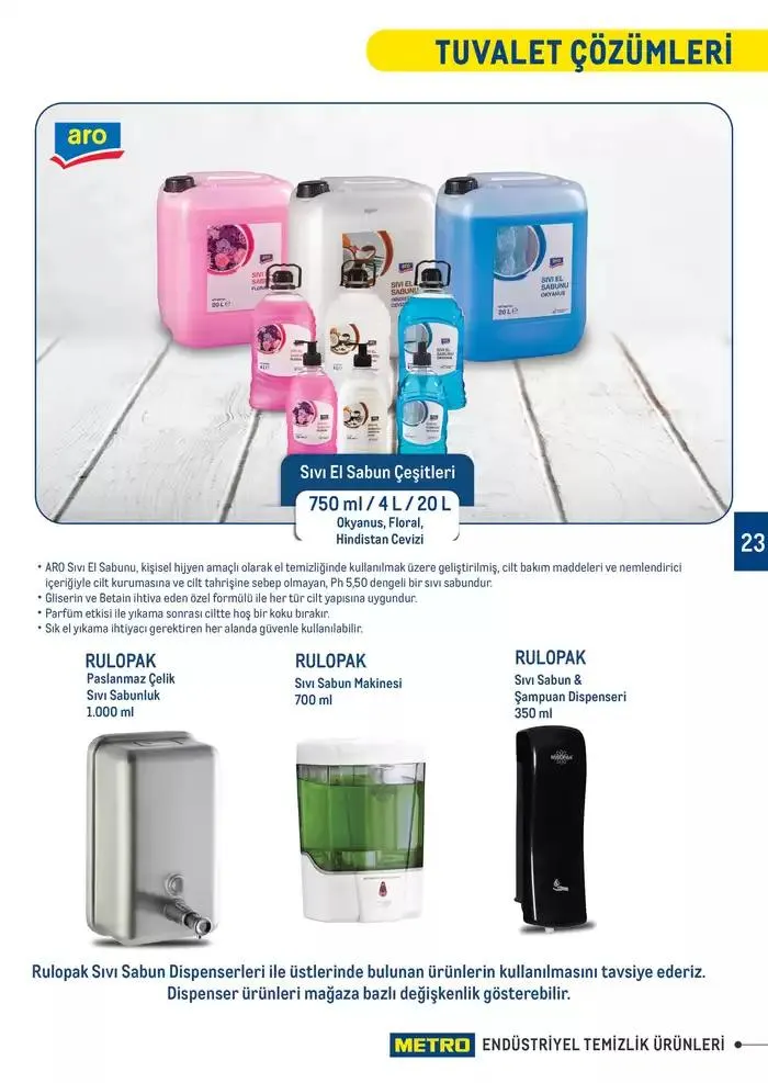 Katalog Endüstriyel Temizlik Ürünleri 7 Şubat - 31 Aralık 2025 - aktüel Sayfa 23