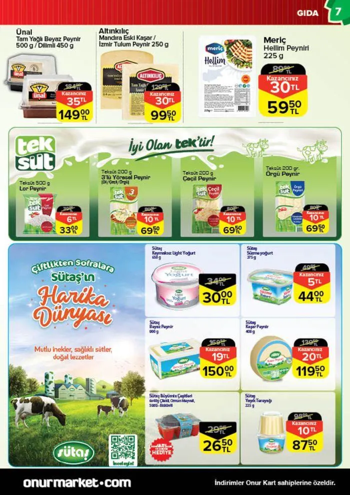 Katalog Onur Market Katalog 6 Haziran - 20 Haziran 2024 - aktüel Sayfa 7