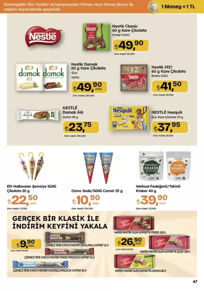Katalog Migros katalog 25 Ekim - 8 Kasım 2024 - aktüel Sayfa 47