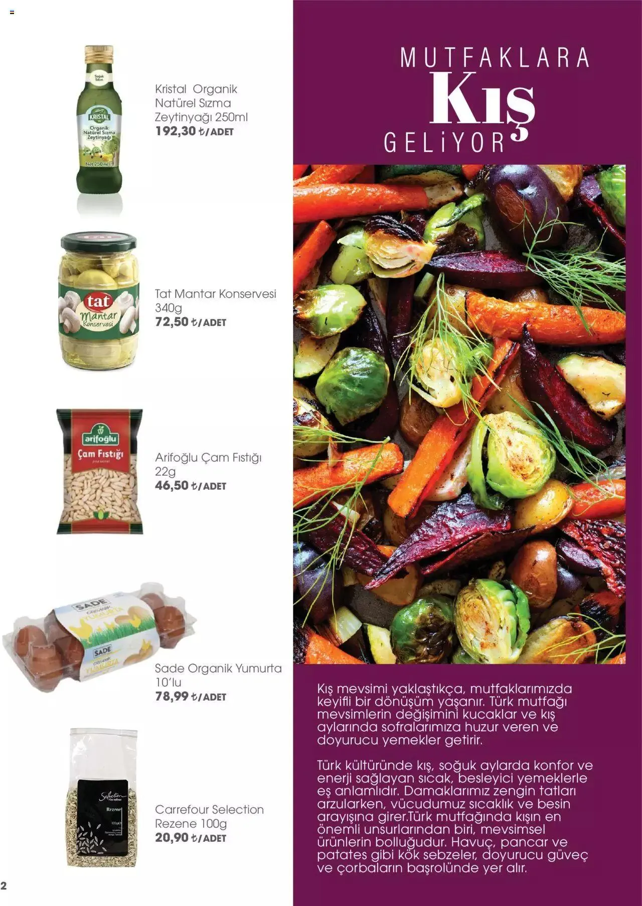 Katalog CarrefourSA Katalog Gurme 16 Kasım - 30 Kasım 2023 - aktüel Sayfa 2