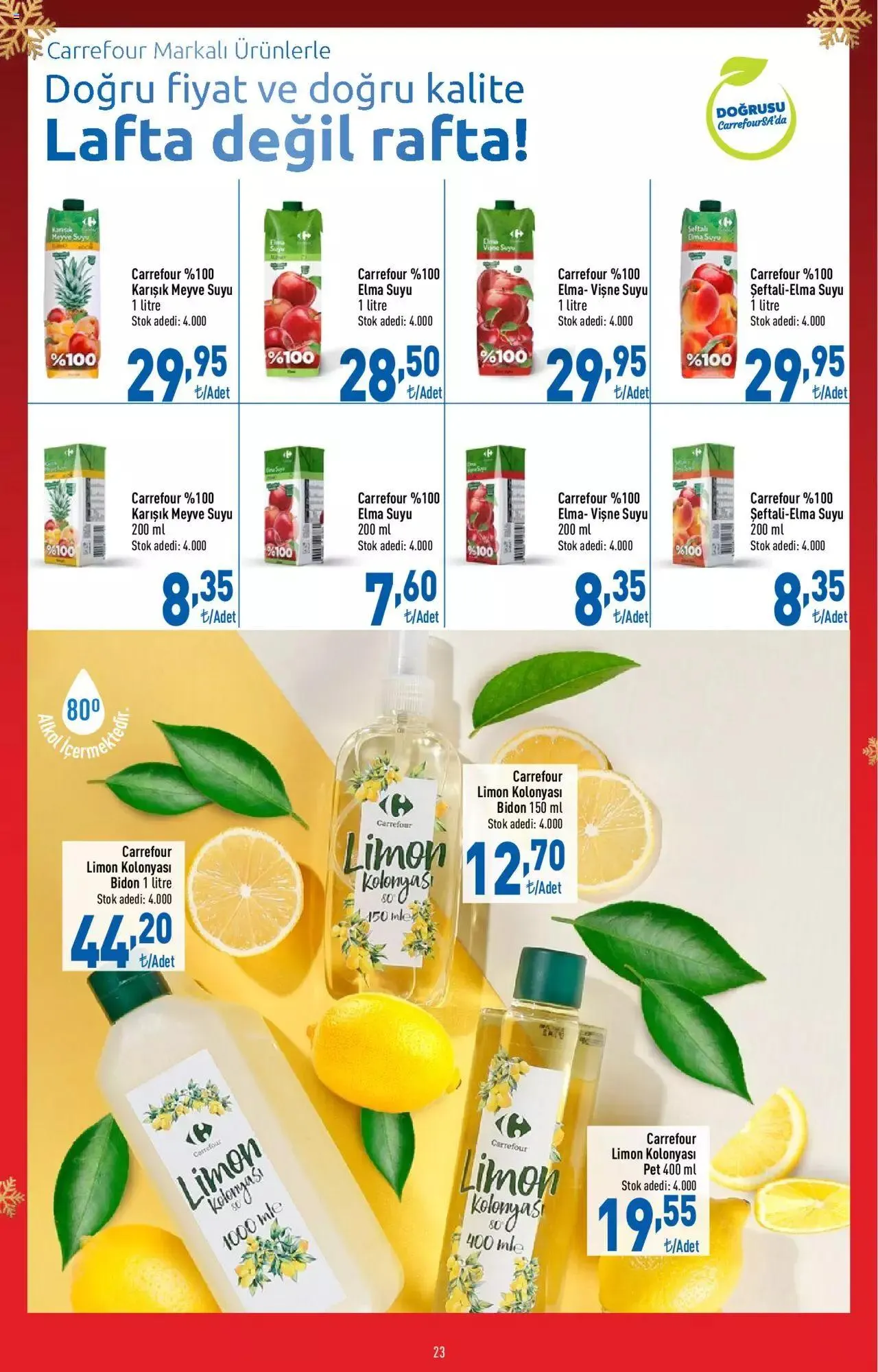 Katalog CarrefourSA Katalog 25 Aralık - 2 Ocak 2024 - aktüel Sayfa 23