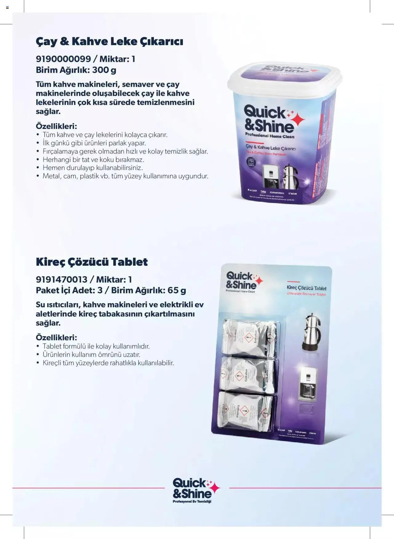 Katalog Arçelik - Quick and Shine Temizlik ve Bakım Ürünleri 7 Mart - 31 Aralık 2024 - aktüel Sayfa 7