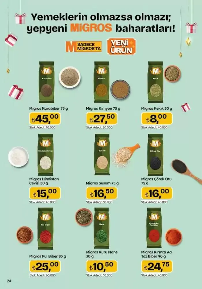 Katalog Migros katalog 9 Ocak - 22 Ocak 2025 - aktüel Sayfa 24