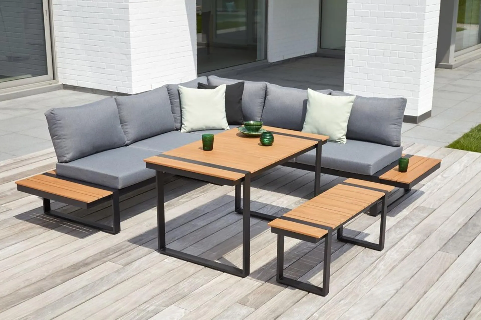 Zenio Orion Bahçe Köşe Takımı, Siyah