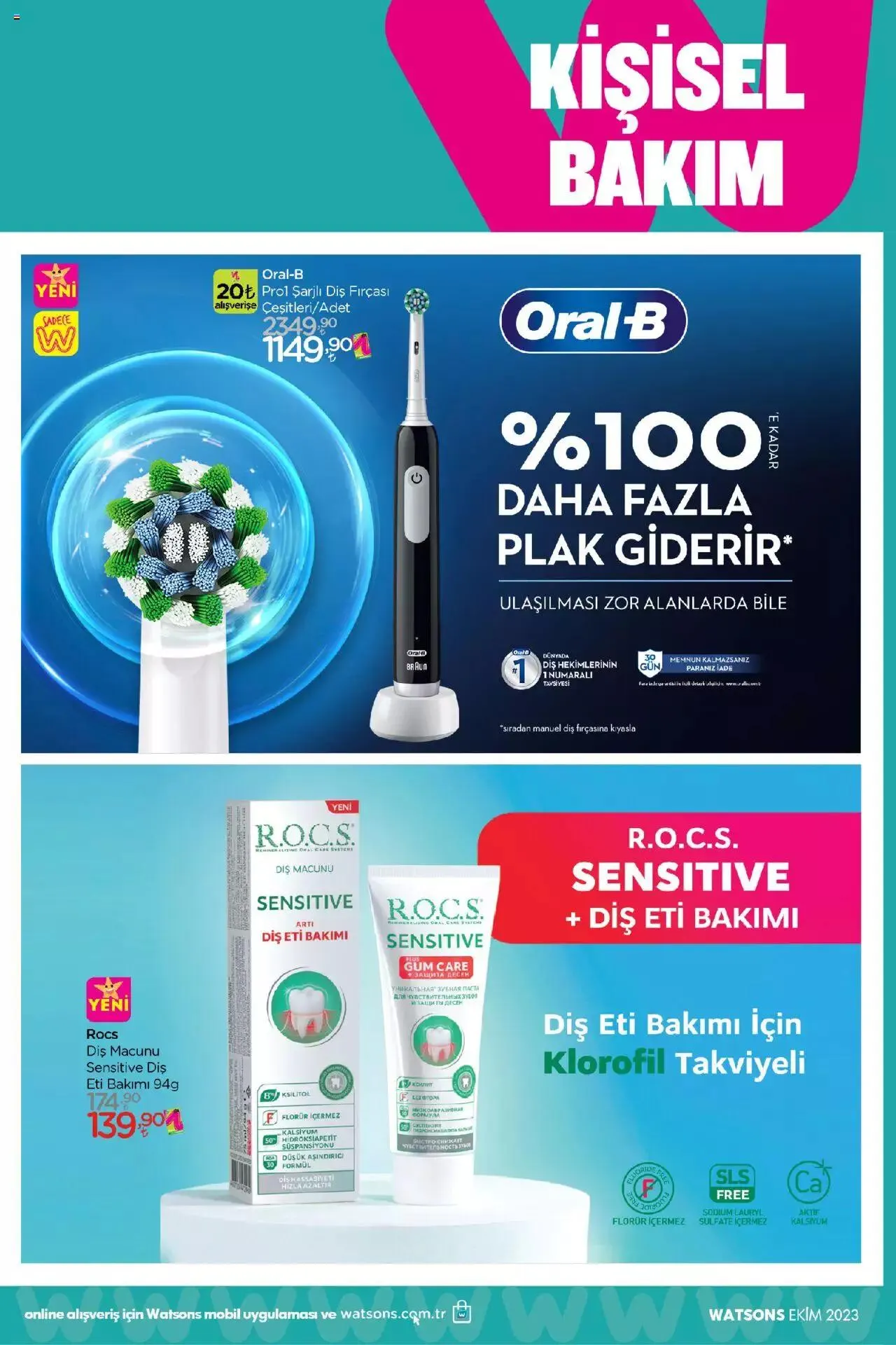Katalog Watsons Katalog 9 Ekim - 29 Ekim 2023 - aktüel Sayfa 33