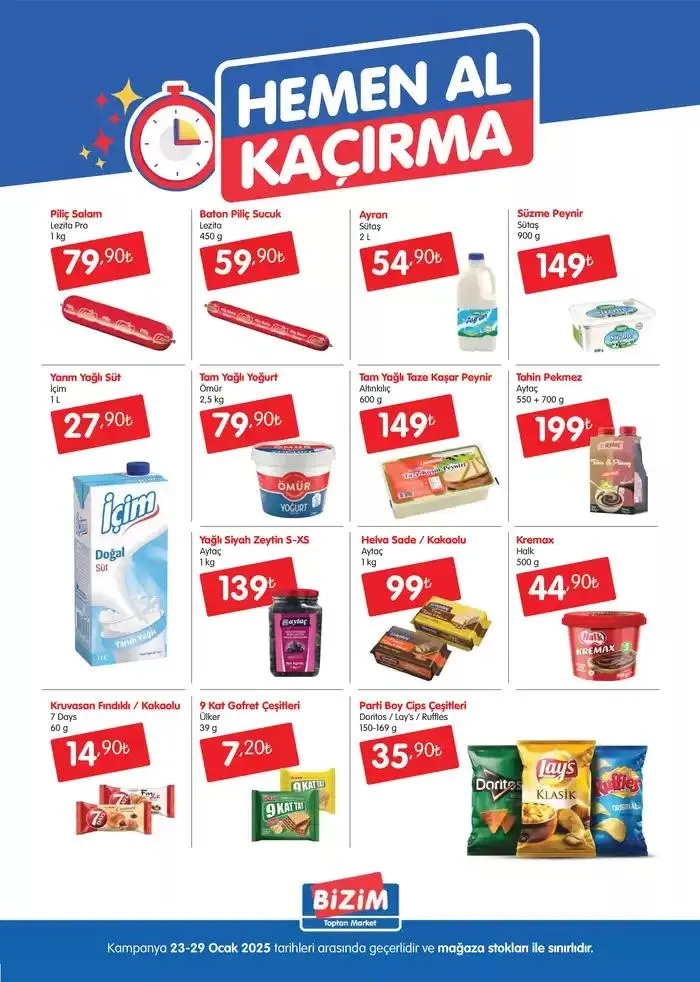 Katalog Bizim Toptan katalog 24 Ocak - 7 Şubat 2025 - aktüel Sayfa 1