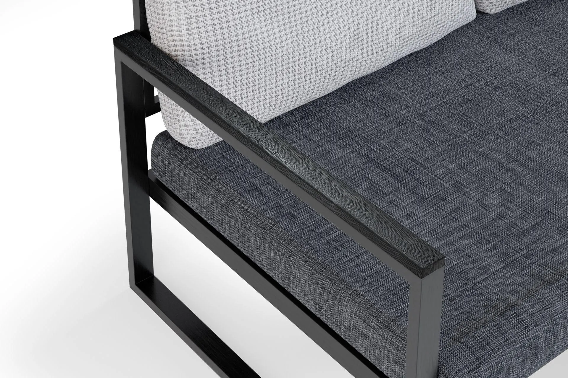 GAGA MOBİLYA SENEGAL İKİLİ BAHÇE KOLTUĞU, GRİ (VL3-226)