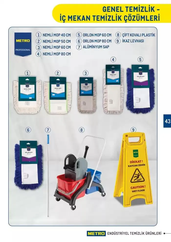 Katalog Endüstriyel Temizlik Ürünleri 7 Şubat - 31 Aralık 2025 - aktüel Sayfa 43