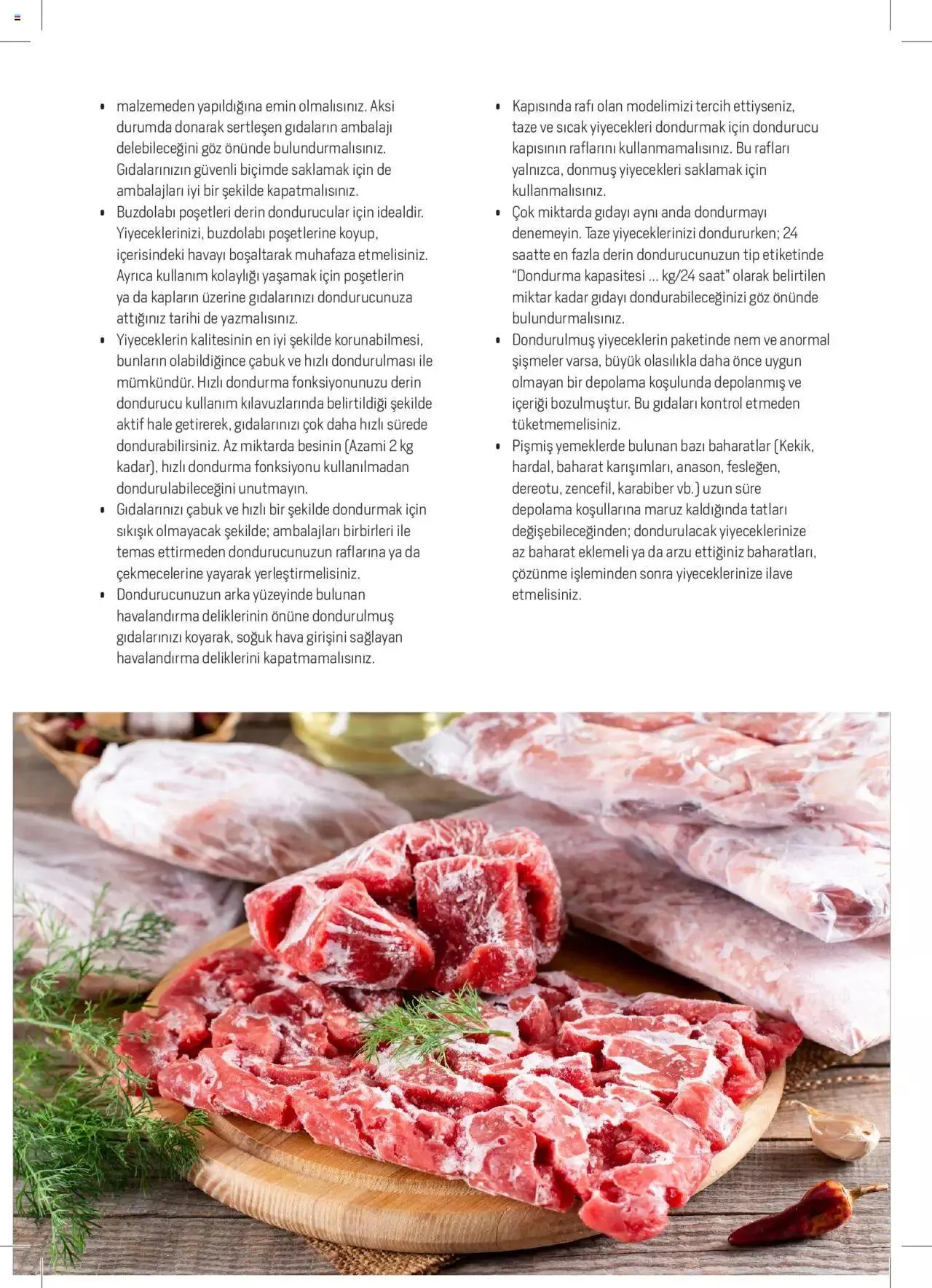 Katalog Arçelik Katalog - Dondurucu Kullanımında Püf Noktaları 16 Mart - 31 Aralık 2023 - aktüel Sayfa 10