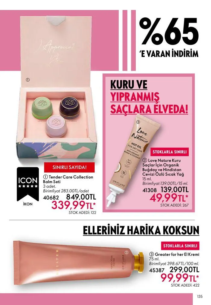 Katalog Oriflame katalog 1 Ağustos - 15 Ağustos 2024 - aktüel Sayfa 135
