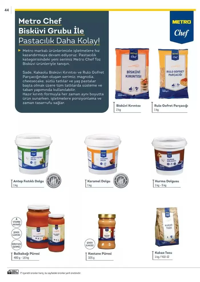 Katalog Metro Markalı Profesyonel Çözümler 7 Şubat - 31 Aralık 2025 - aktüel Sayfa 44
