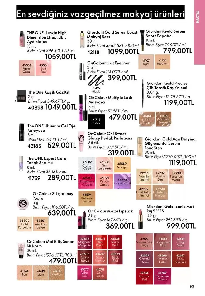 Katalog Oriflame katalog 1 Şubat - 15 Şubat 2025 - aktüel Sayfa 53