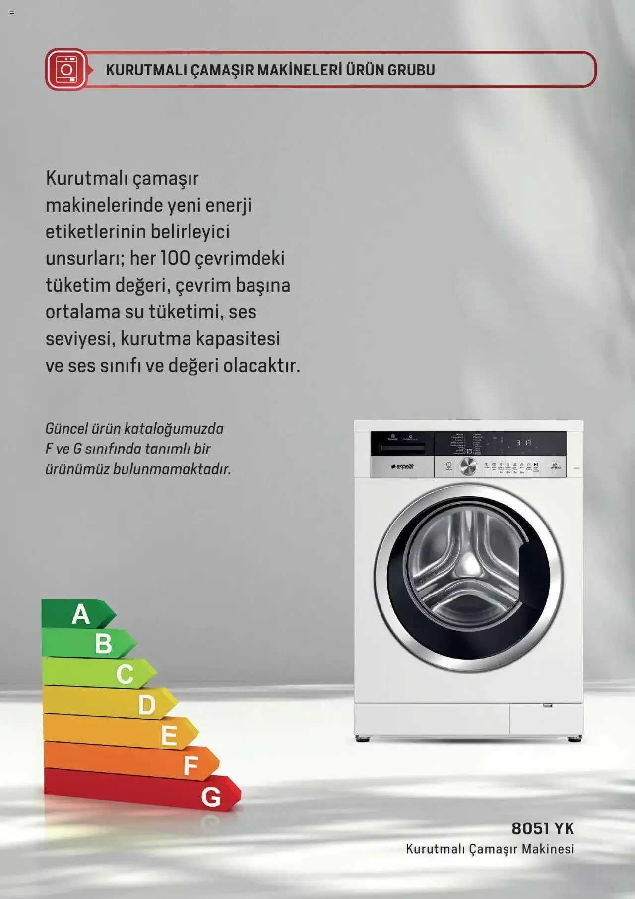 Katalog Arçelik Katalog - Enerji Sınıflandırmaları 11 Temmuz - 31 Aralık 2023 - aktüel Sayfa 12