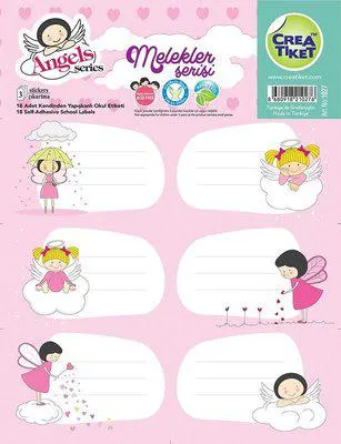 Crea 1027 Melek Okul Etiketi