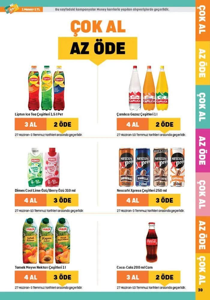 Katalog Migros katalog 27 Haziran - 11 Temmuz 2024 - aktüel Sayfa 39