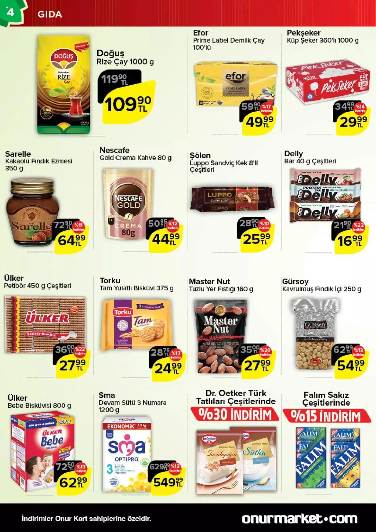 Katalog Onur Market Katalog 14 Eylül - 26 Eylül 2023 - aktüel Sayfa 4