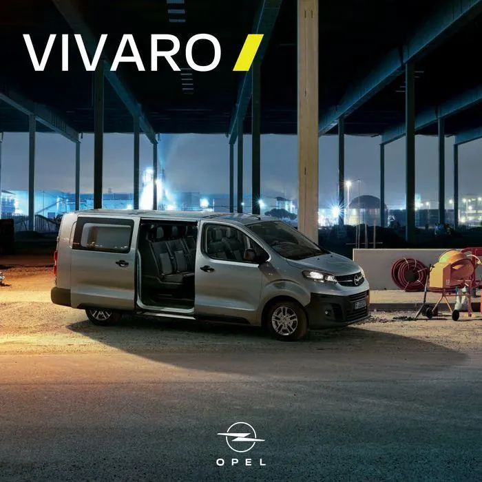 Katalog Opel Vivaro 13 Şubat - 13 Şubat 2025 - aktüel Sayfa 1