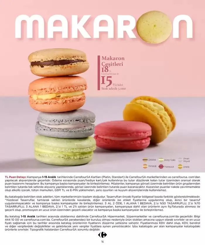 Katalog Kataloglar CarrefourSA 1 Aralık - 15 Aralık 2024 - aktüel Sayfa 14