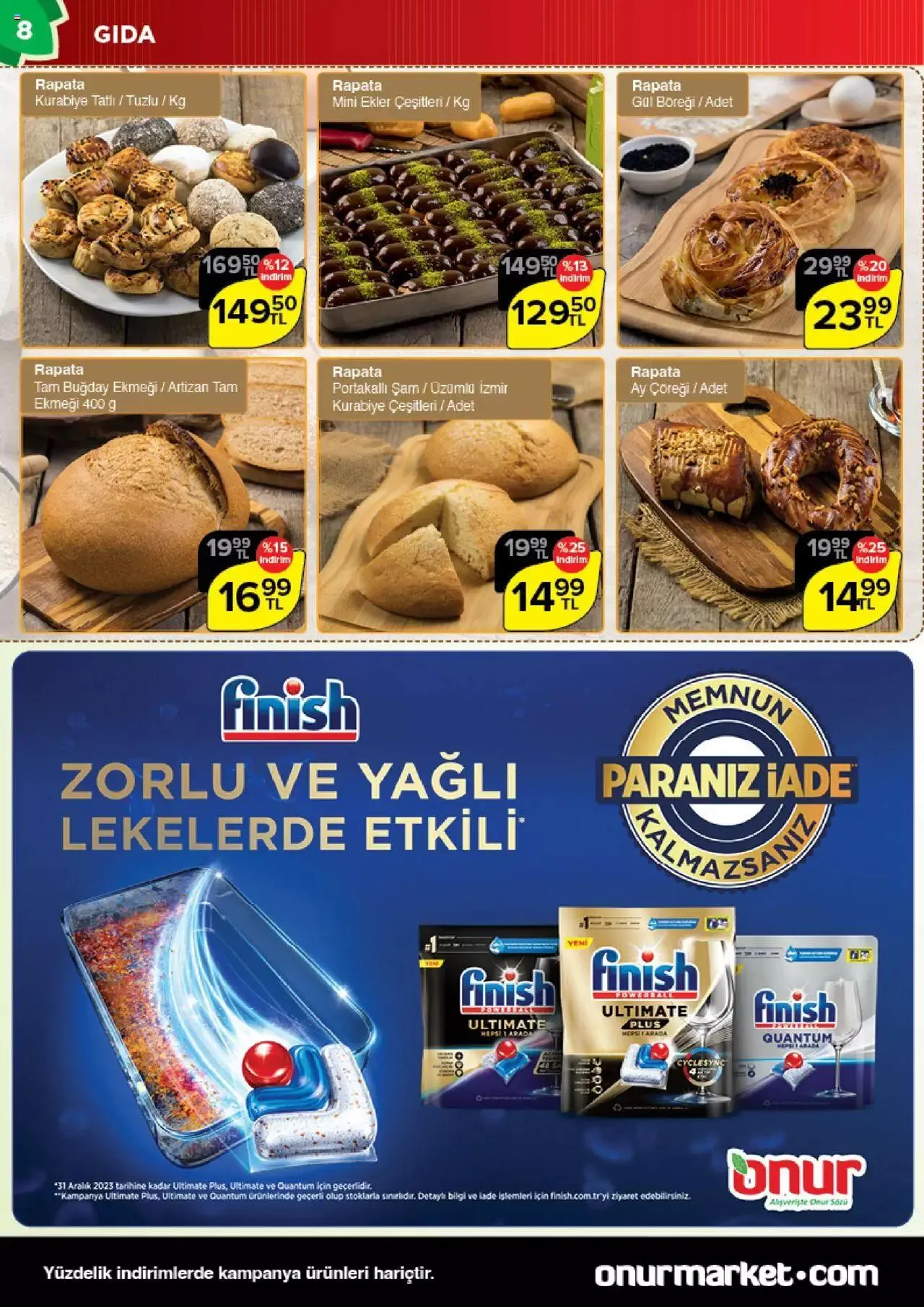 Katalog Onur Market Katalog 17 Ağustos - 29 Ağustos 2023 - aktüel Sayfa 8