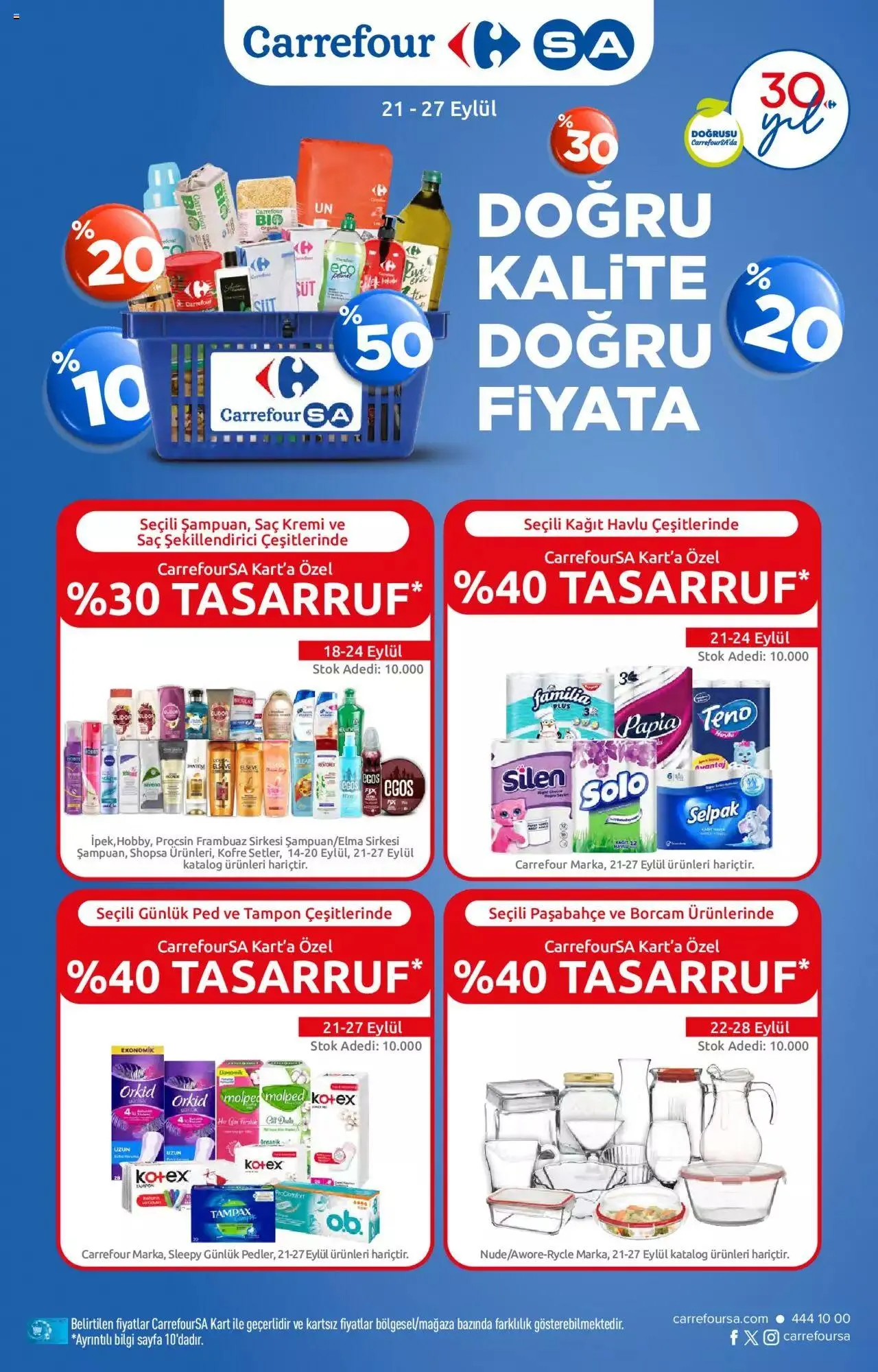 Katalog CarrefourSA Katalog 21 Eylül - 27 Eylül 2023 - aktüel Sayfa 1