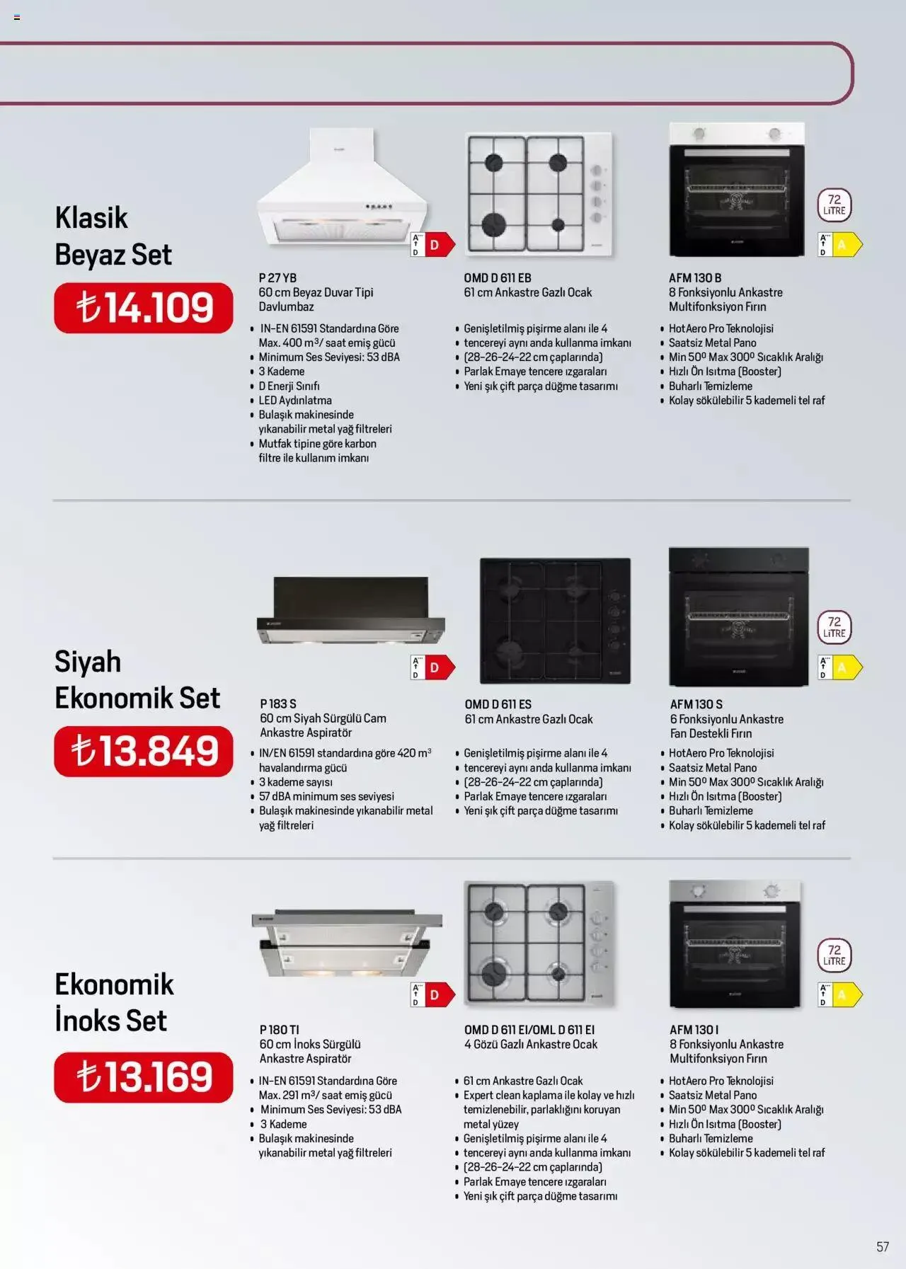 Katalog Arçelik Katalog 16 Ağustos - 31 Ağustos 2023 - aktüel Sayfa 57