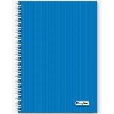 Myline Nova A4 Plastik Kapak 60 Yaprak Kareli Defter