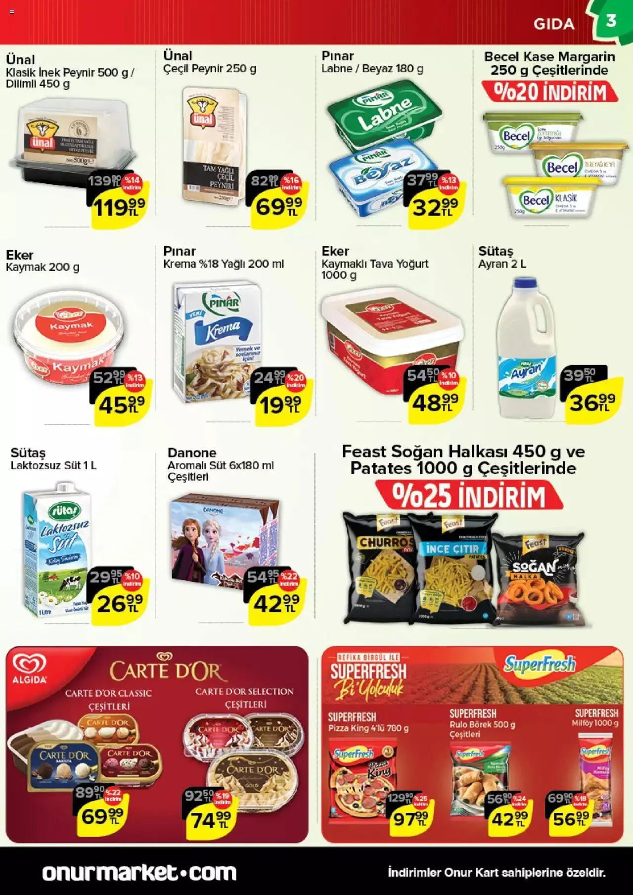 Katalog Onur Market Katalog 14 Eylül - 26 Eylül 2023 - aktüel Sayfa 3