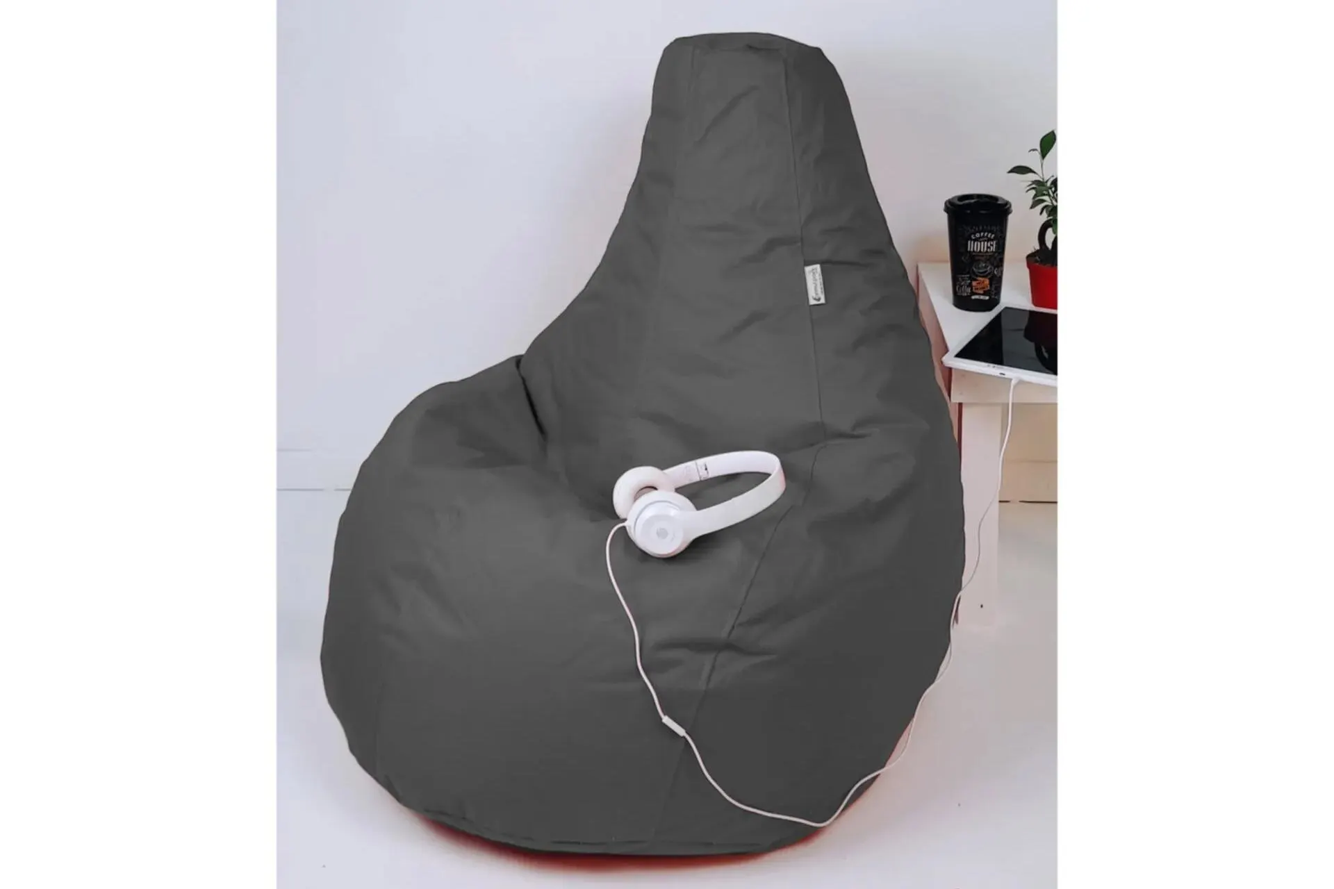 Vinda Vera Puf Armut Koltuk Minder, Gri