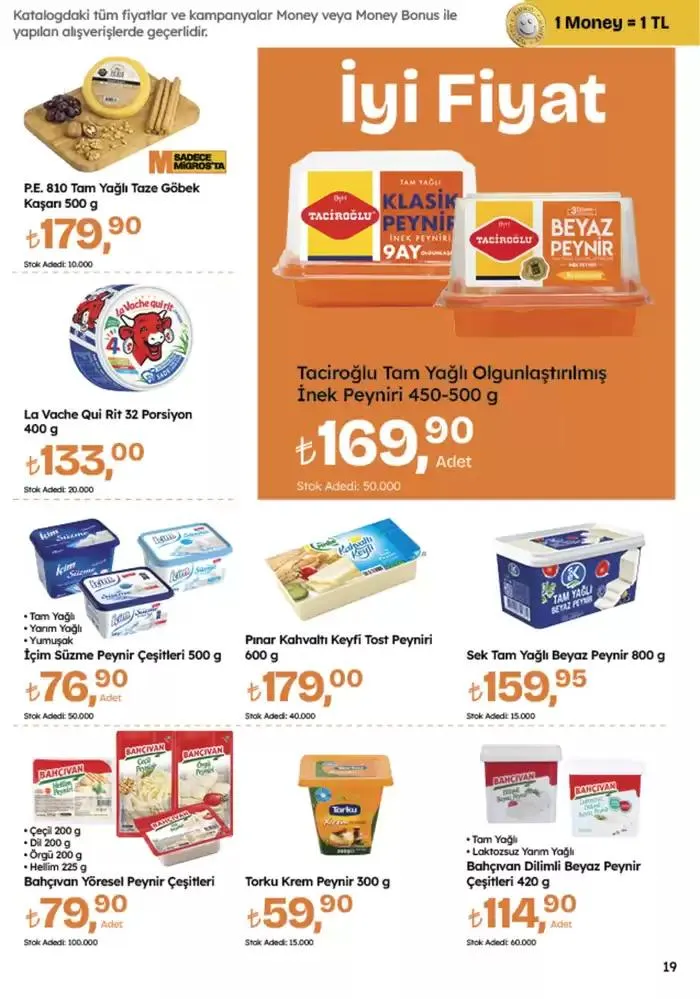 Katalog Migros katalog 25 Ekim - 8 Kasım 2024 - aktüel Sayfa 19