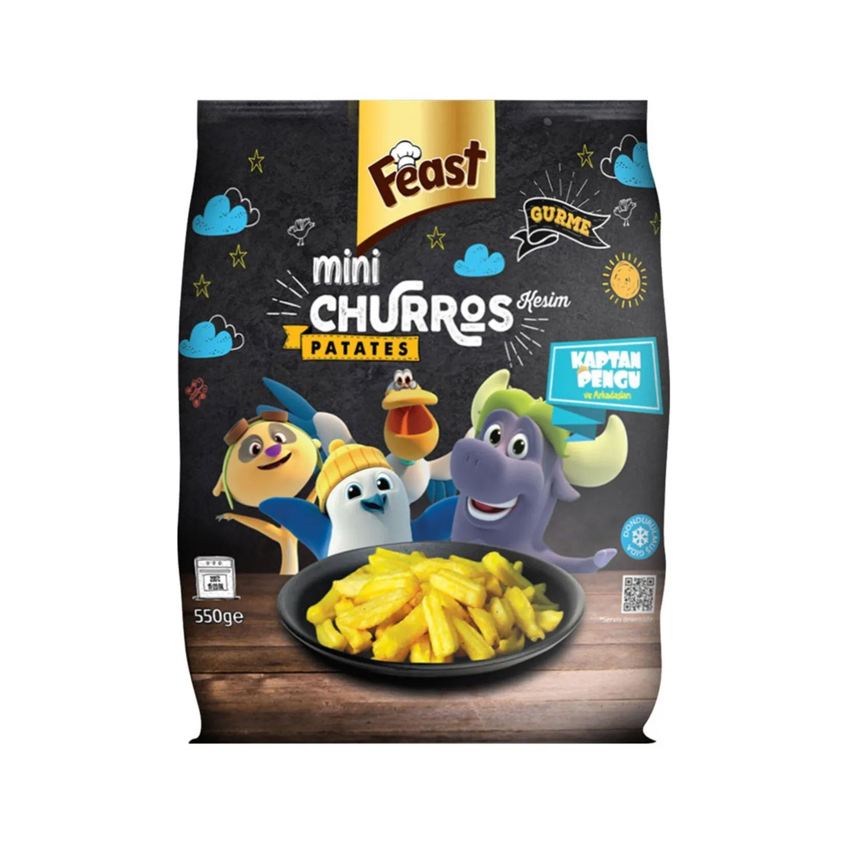 Feast Gurme Mini Churros Kesim Patates 550 G