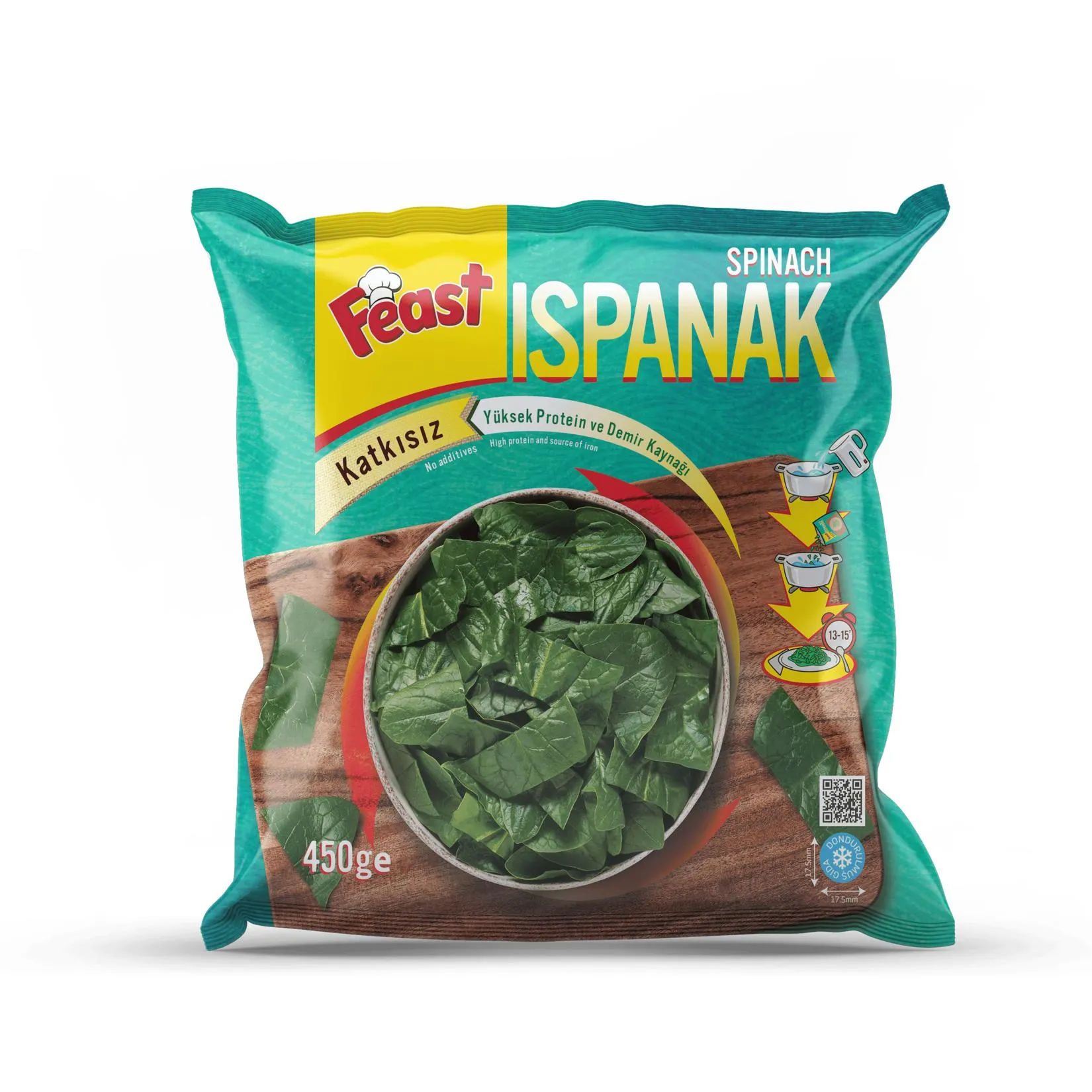 Feast Ispanak 450 G