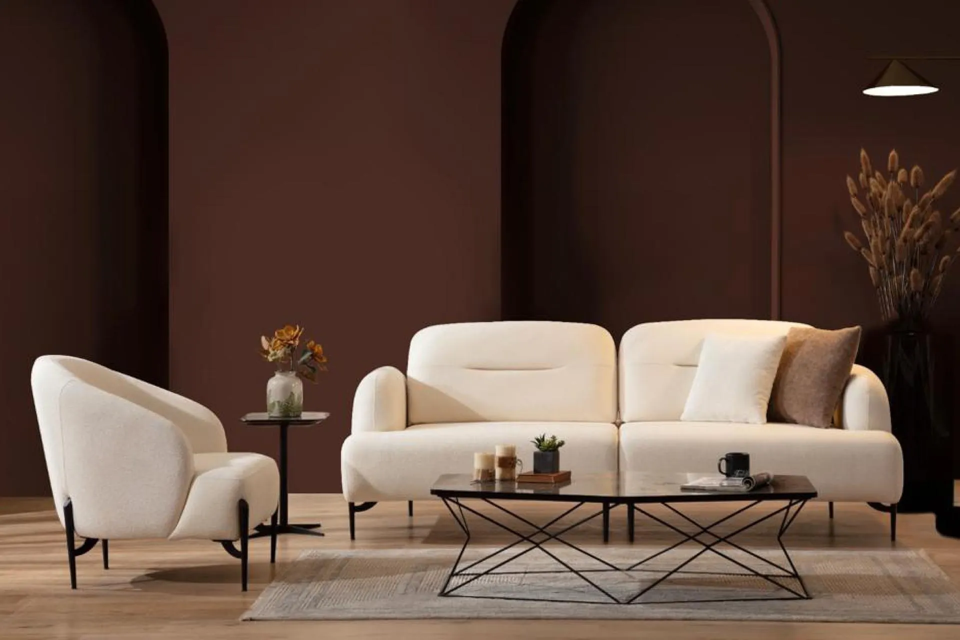 ELLAS KOLTUK TAKIMI, KREM (MU2-121)