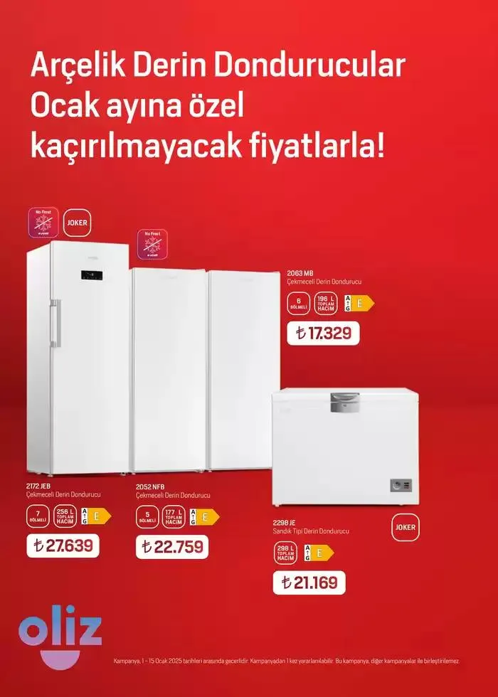 Katalog Arçelik Genel Kataloğu 7 Ocak - 15 Ocak 2025 - aktüel Sayfa 11