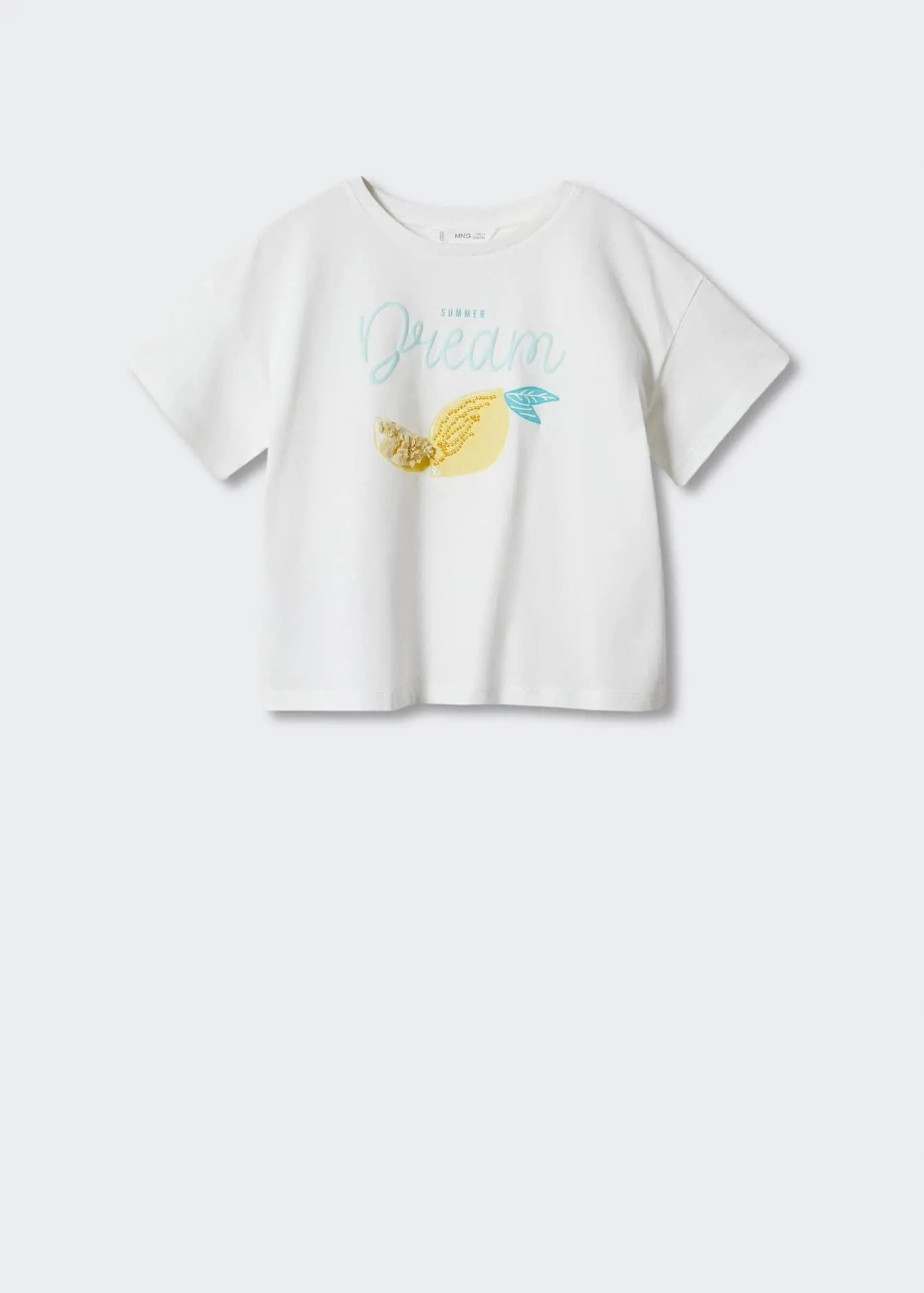 Desenli pamuklu tişört