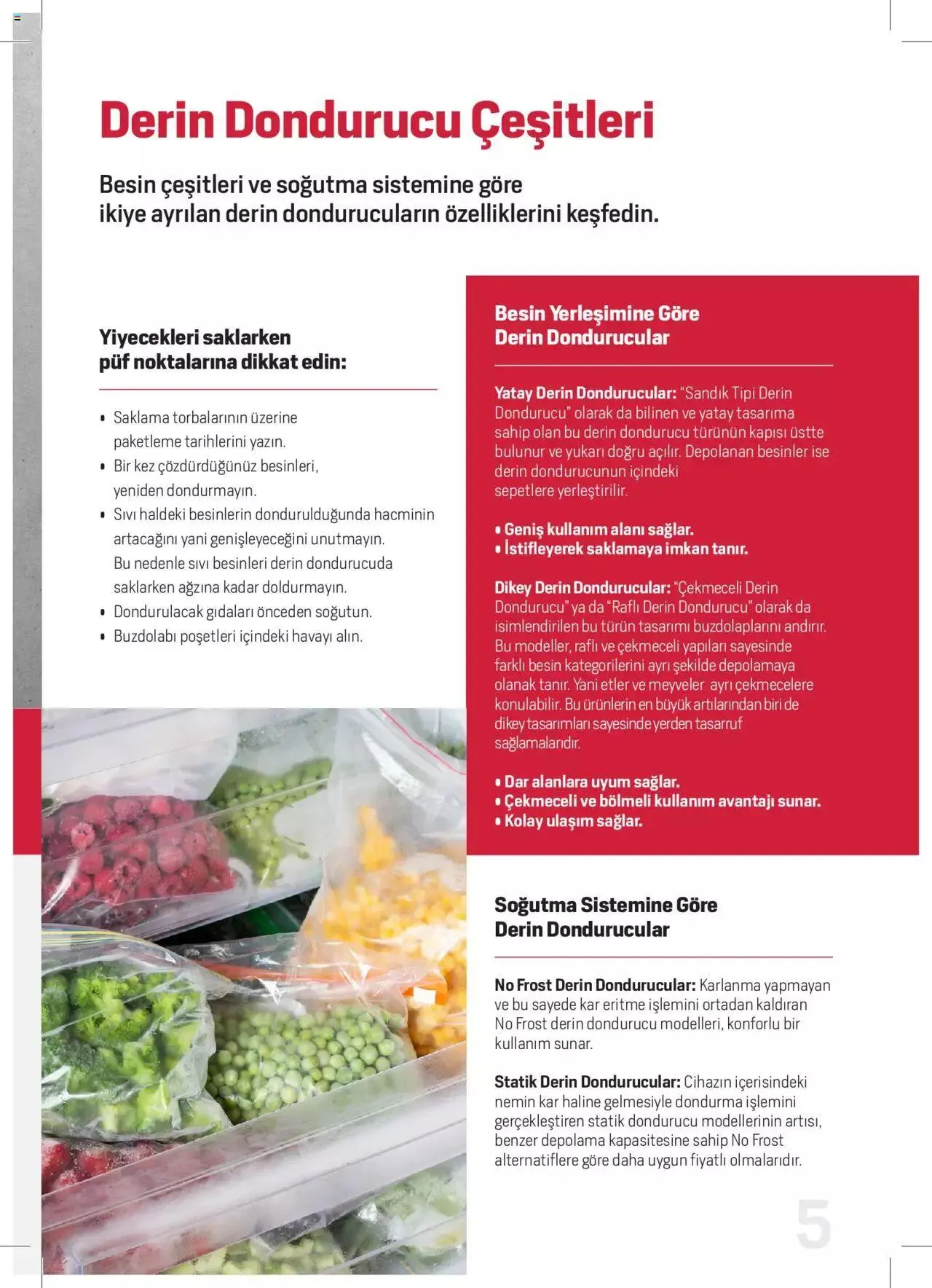 Katalog Arçelik Katalog - Dondurucu Kullanımında Püf Noktaları 16 Mart - 31 Aralık 2023 - aktüel Sayfa 5