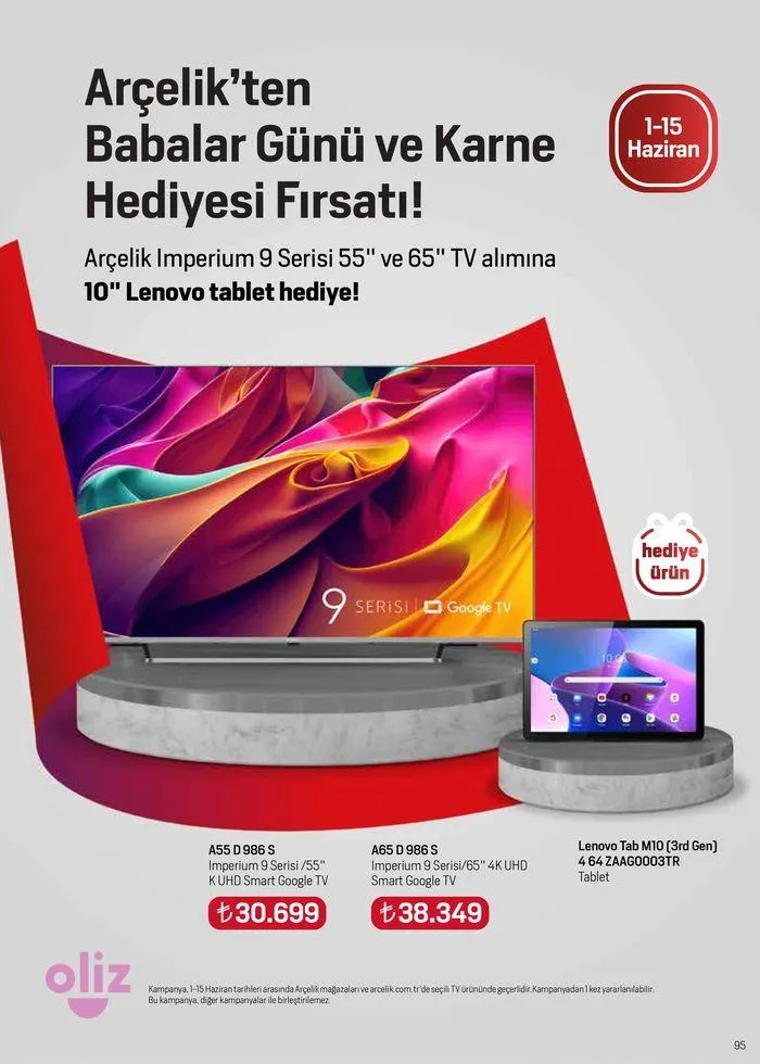 Katalog Arçelik Genel Kataloğu 1 Haziran - 15 Haziran 2024 - aktüel Sayfa 95