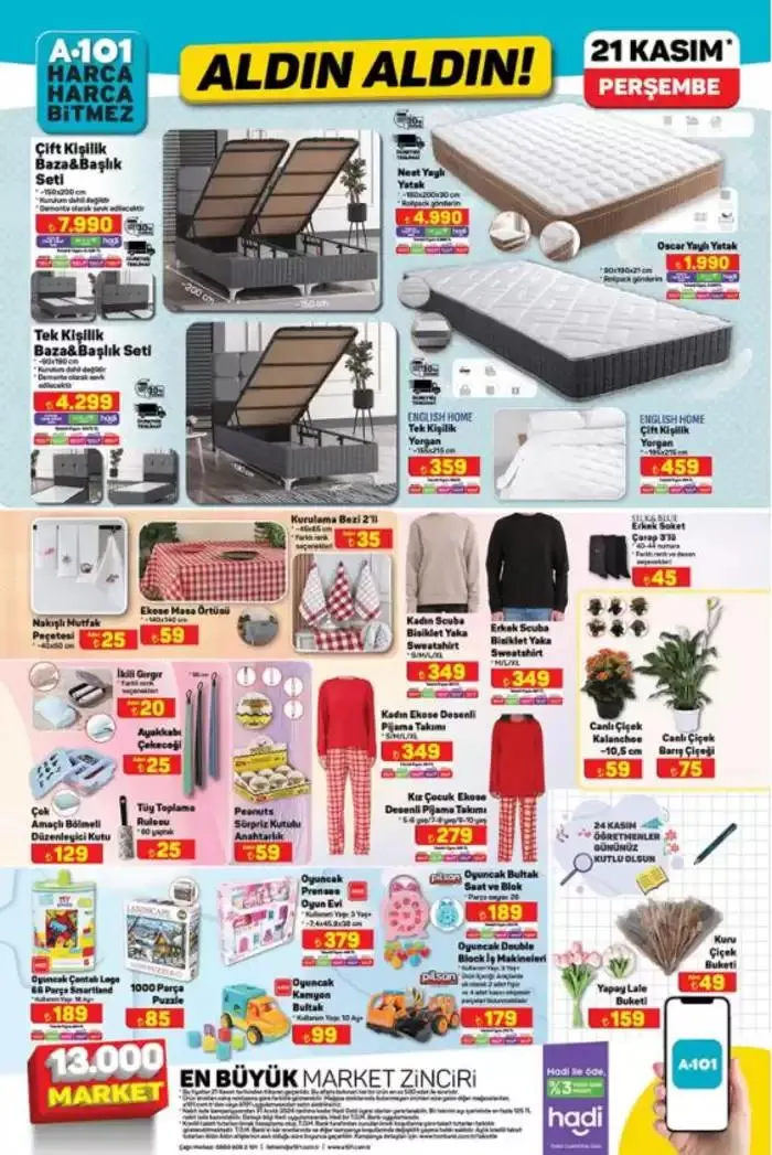 Katalog A101 21 Kasım Aldın Aldın Kataloğu 21 Kasım - 5 Aralık 2024 - aktüel Sayfa 11