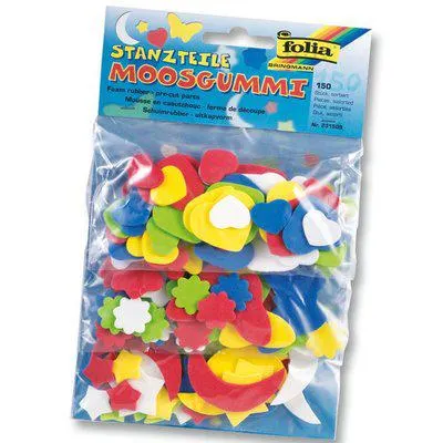 Folia Eva 150 Adet Şekiller Karışık