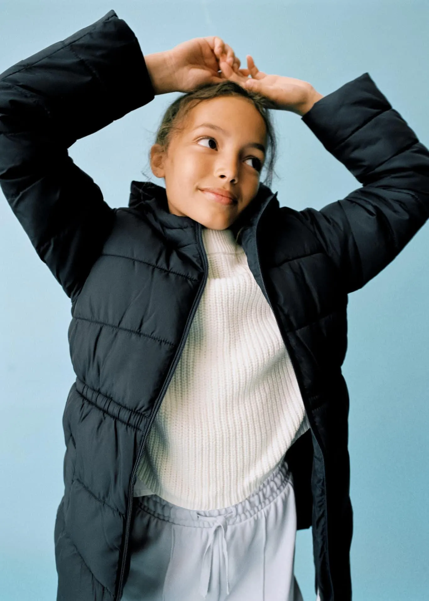 Kapitone uzun anorak