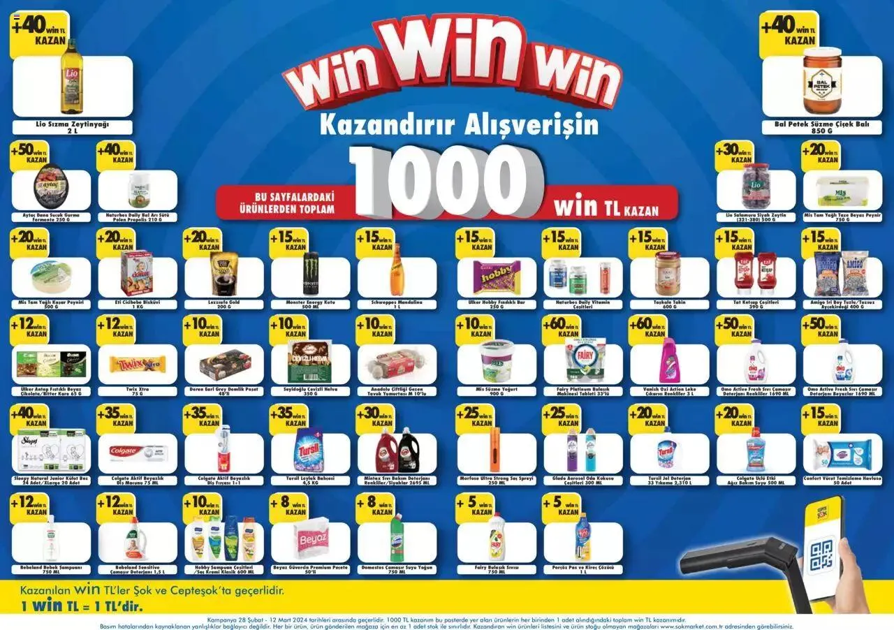 Katalog Şok Market - Win Win Win 28 Şubat - 12 Mart 2024 - aktüel Sayfa 9