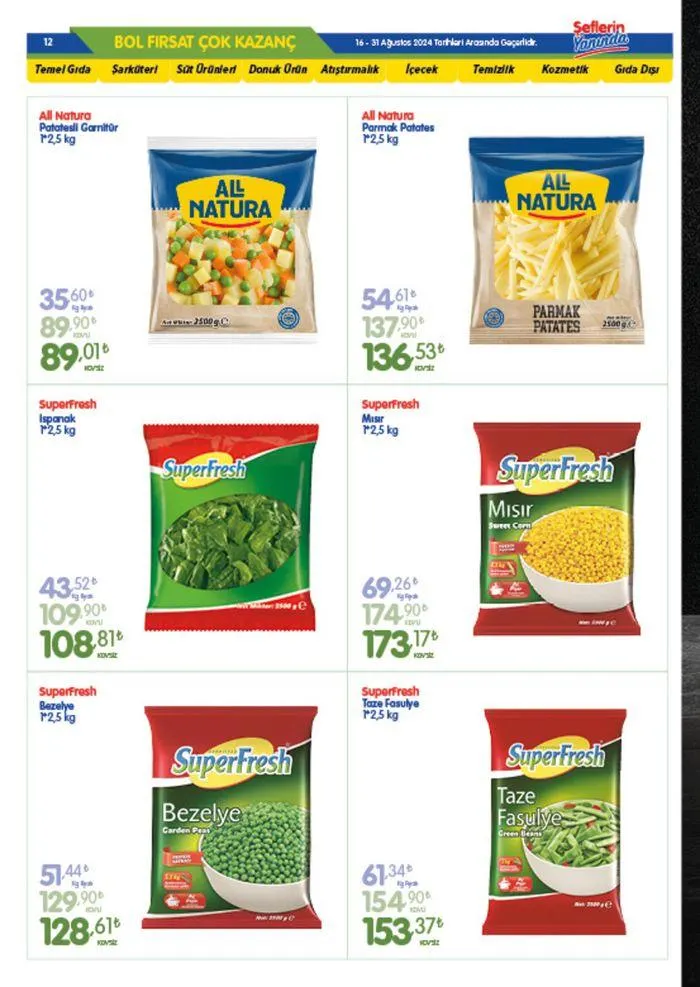 Katalog Bizim Toptan katalog 20 Ağustos - 3 Eylül 2024 - aktüel Sayfa 12