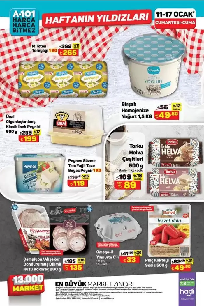 Katalog A101 Haftanın Yıldızları 16 Ocak - 17 Ocak 2025 - aktüel Sayfa 2