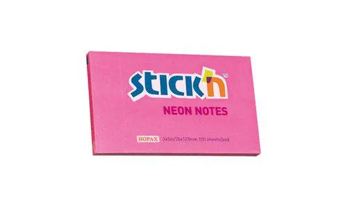 Hopax Neon Pembe Yaprak Not Kağıdı