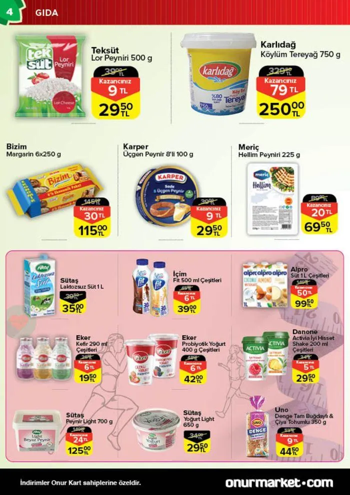 Katalog Onur Market Katalog 18 Temmuz - 1 Ağustos 2024 - aktüel Sayfa 4