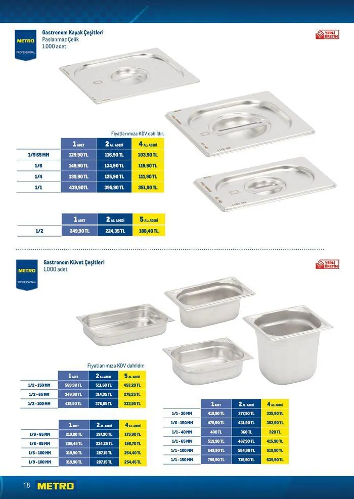 Katalog Horeca Sezona Hazırlık 15 Ağustos - 22 Ağustos 2024 - aktüel Sayfa 18