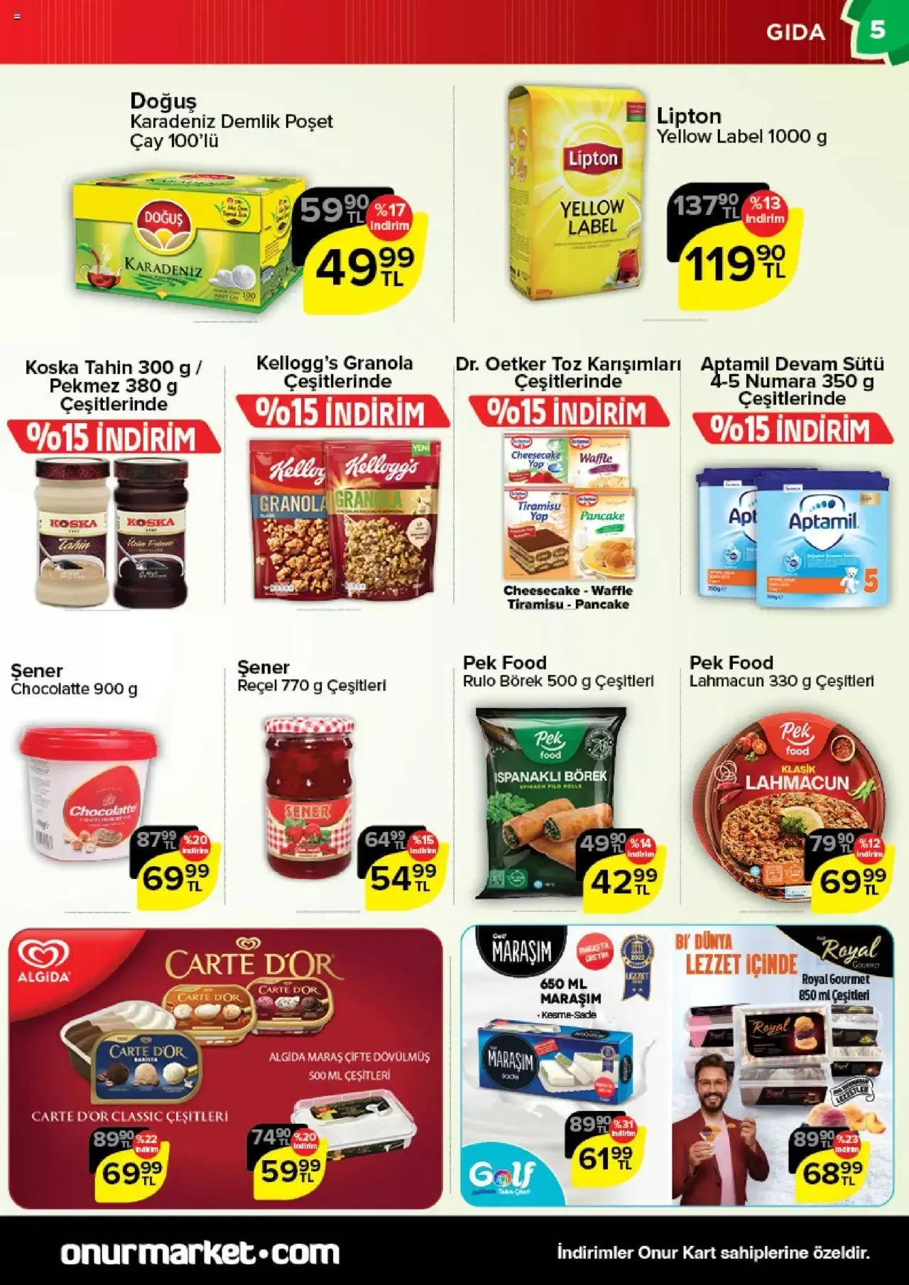 Katalog Onur Market Katalog 31 Ağustos - 12 Eylül 2023 - aktüel Sayfa 5