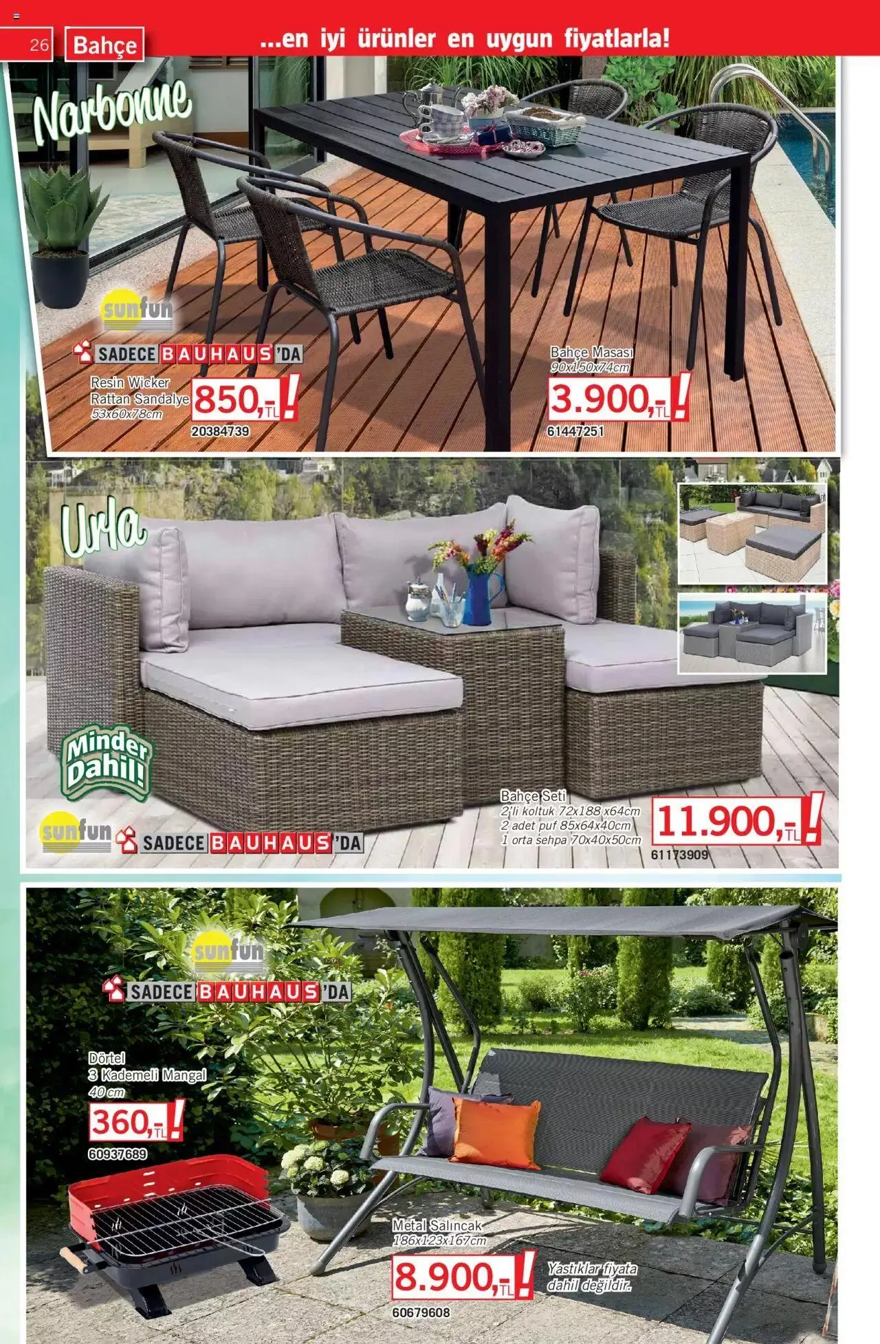 Katalog Bauhaus Katalog 29 Nisan - 31 Aralık 2024 - aktüel Sayfa 26